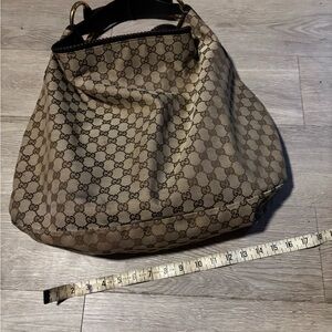 Gucci Tan Monogram Shoulder Bag